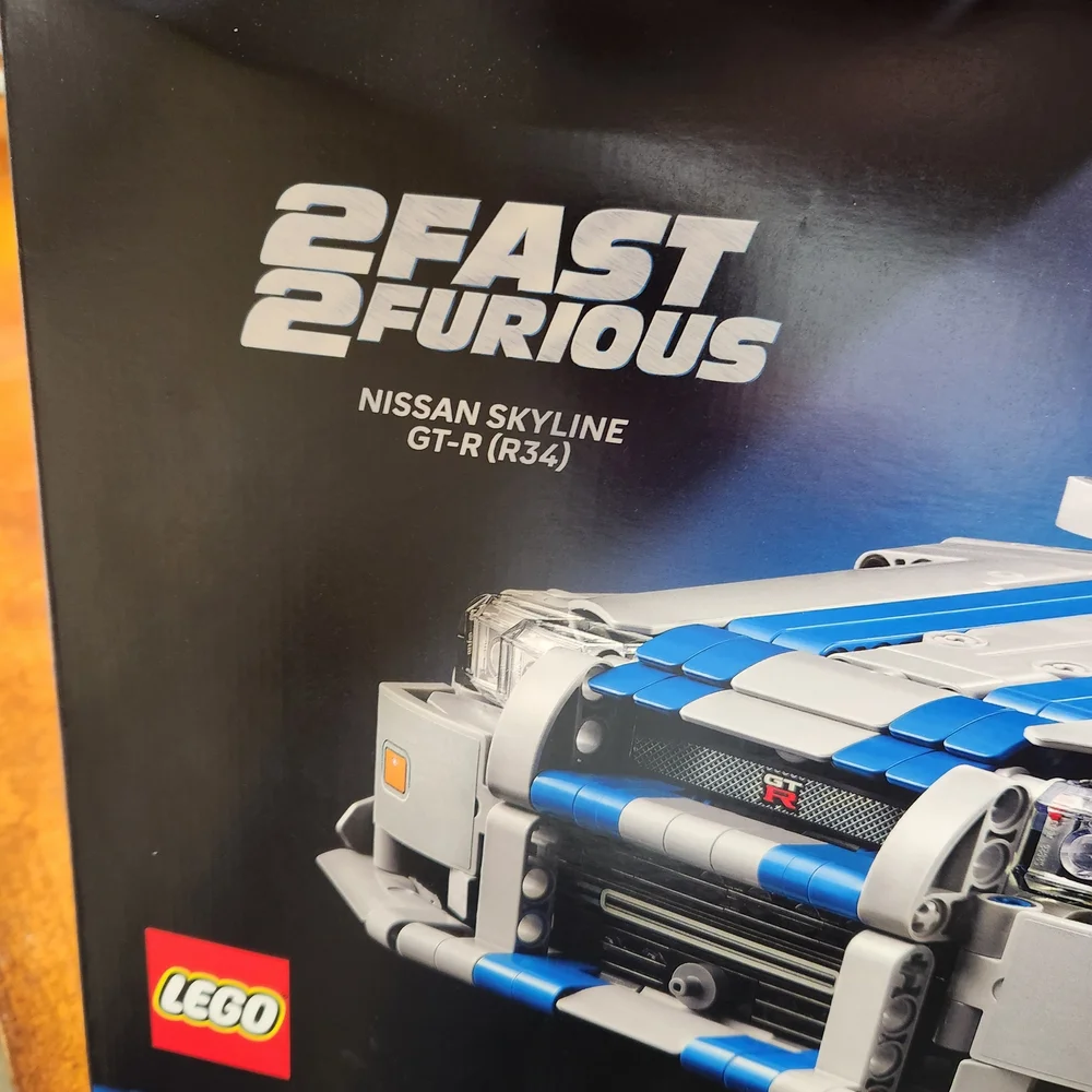 New LEGO Technic Nissan Skyline GT-R (R34) - Blue and Gray - Picture 5 of 5